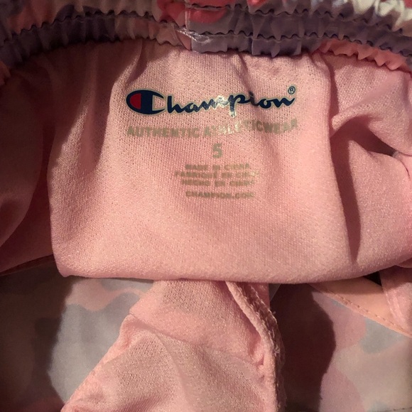 Girls Champion Athletic Shorts | Pink and Purple Camo - Picture 4 of 5